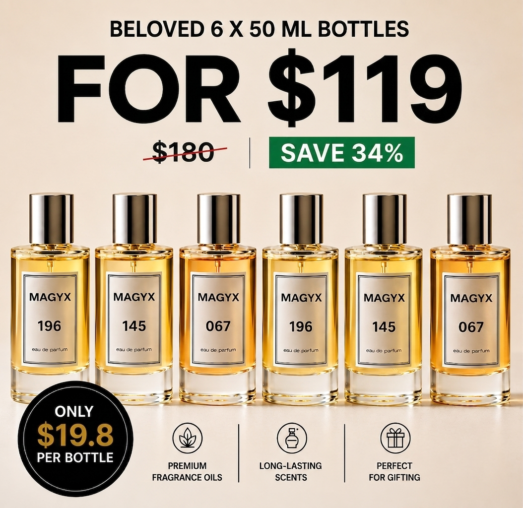 6 x 50ml Perfume Bottles - 119 USD