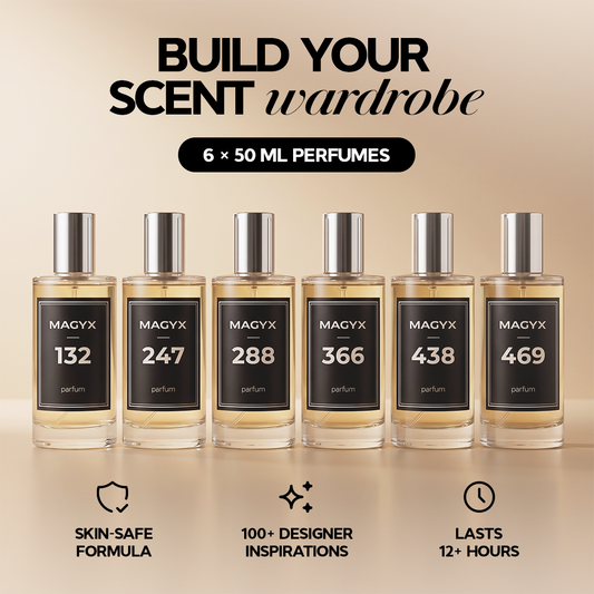 6 x 50ml Perfume Bottles